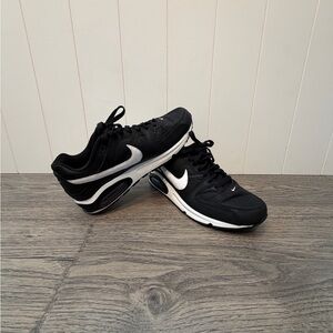 Nike Air Max Black and White Running Shoes